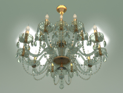 Lustre pendente 10097-15 (cristal dourado)