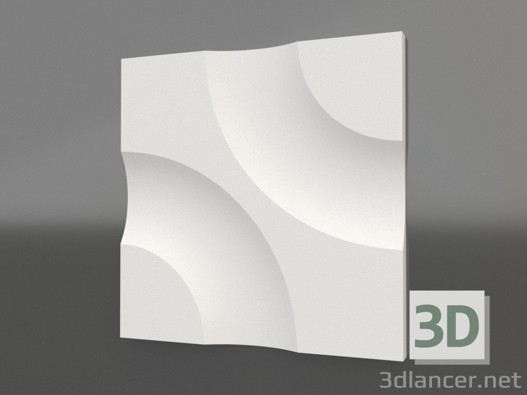 3d model panel 3d M-25 - vista previa