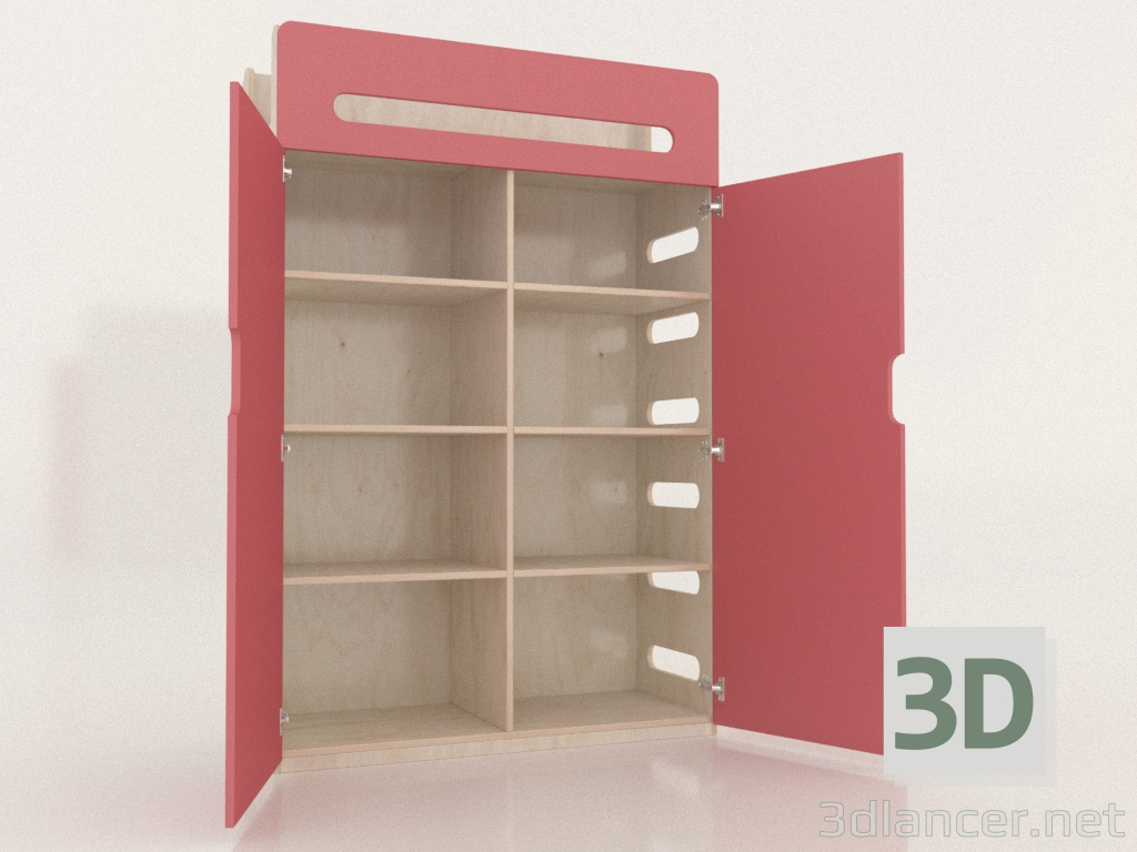 modello 3D Armadio aperto MOVE WB (WEMWB2) - anteprima