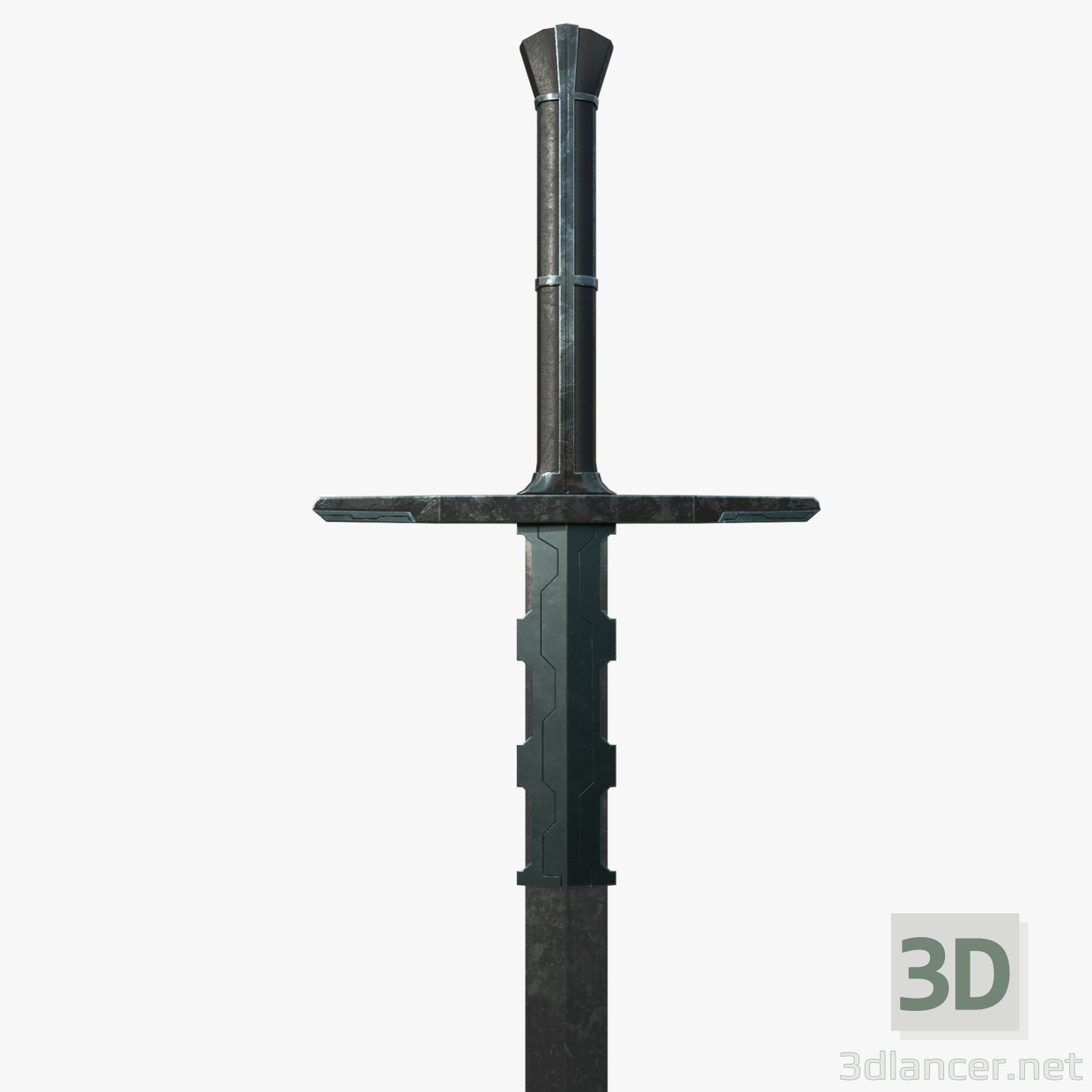 modèle 3D de chevalier épée acheter - rendu