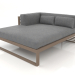 3D Modell XL-Modulsofa, Abschnitt 2 links (Bronze) - Vorschau