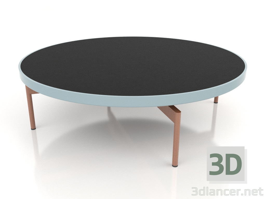 Modelo 3d Mesa de centro redonda Ø120 (cinza azul, DEKTON Domoos) - preview