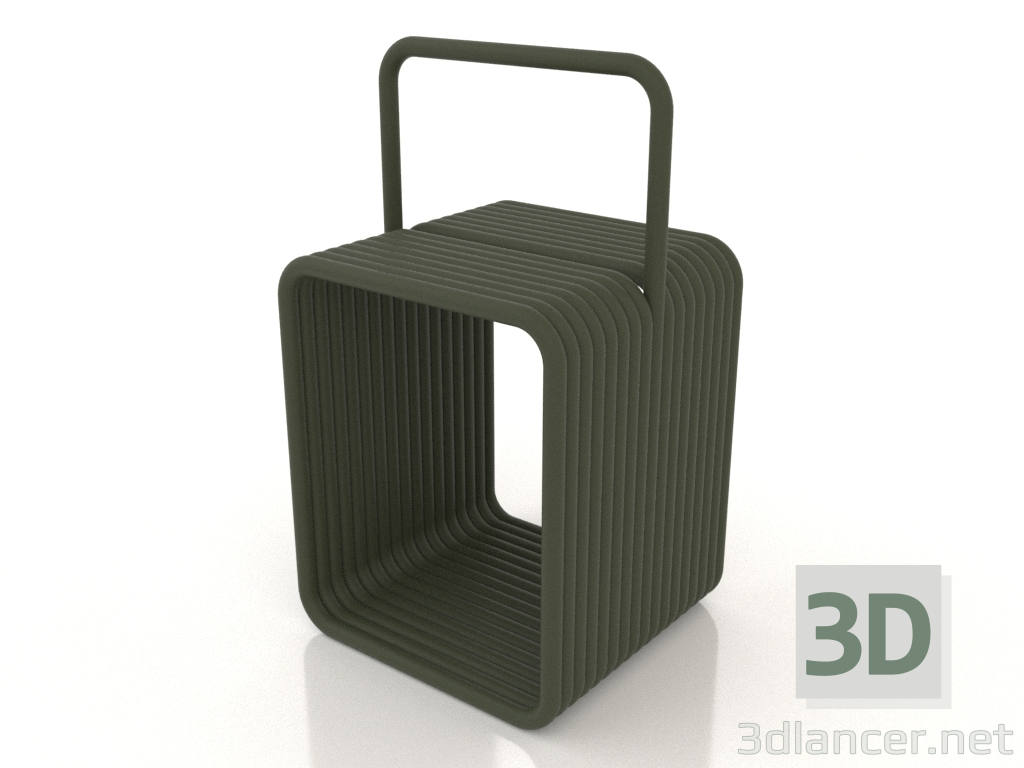 Modelo 3d Madeira alta (verde) - preview