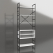 3d model Rack with a shelf (1 section) - preview