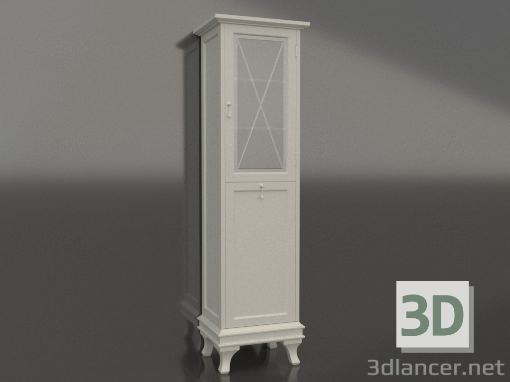 modello 3D Astuccio Borghi (avorio, con cesto per la biancheria, a destra) - anteprima modello 3D Astuccio Borghi (avorio, con cesto per la biancheria, a destra) - anteprima