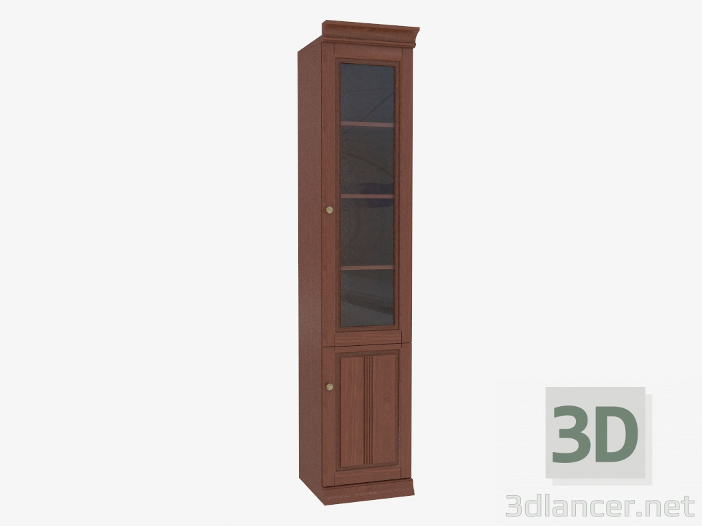 3D modeli Kitaplık dar (3841-28) - önizleme