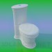 Modelo 3d WC - preview