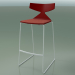 modèle 3D Tabouret de bar empilable 3713 (avec coussin, Rouge, V12) - preview