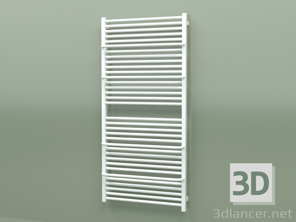 3d model Barra de toalla con calefacción Lima One (WGLIE146070-S8, 1460x700 mm) - vista previa