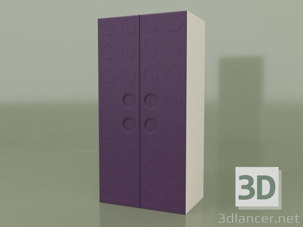 modello 3D Armadio doppio (Ametista) - anteprima