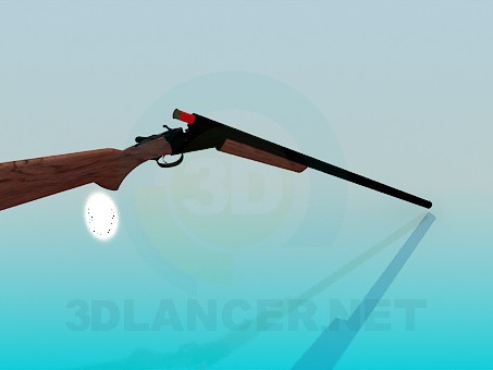 3d model Rifle de caza - vista previa