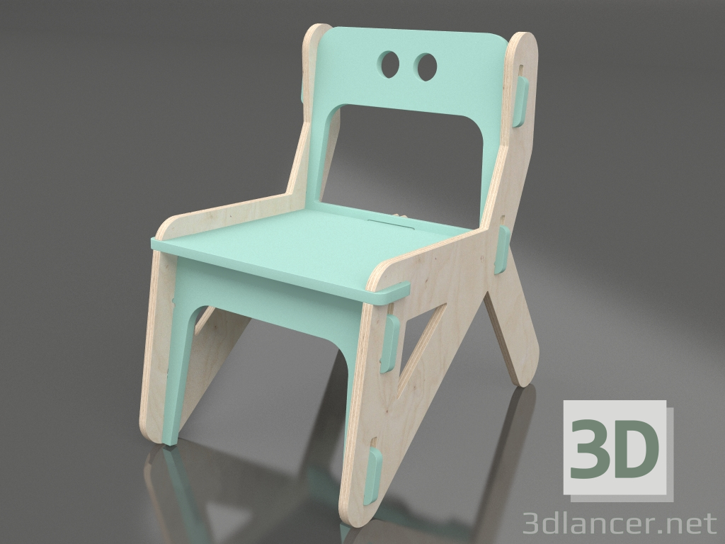 modello 3D Sedia CLIC C (CTCCA1) - anteprima