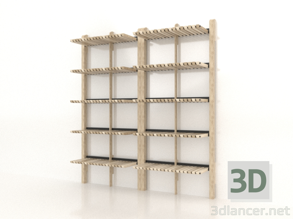 Modelo 3d Rack 2000 (opção 2) - preview