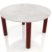 3d model Coffee table D 60 (Wine red, DEKTON Kreta) - preview