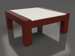 Side table (Wine red, DEKTON Sirocco)