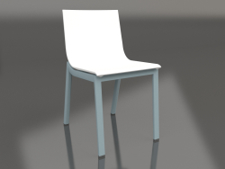 Silla de comedor modelo 4 (Gris azul)