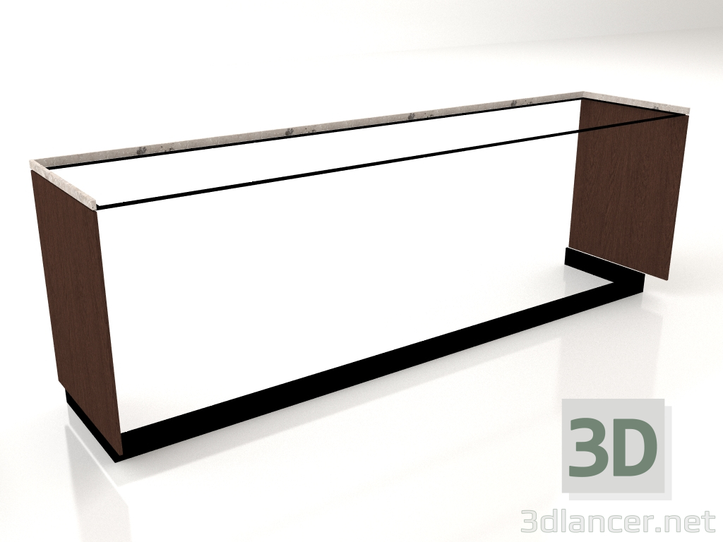 3d model Isla V2 (pared) en 60 marco 8 - vista previa