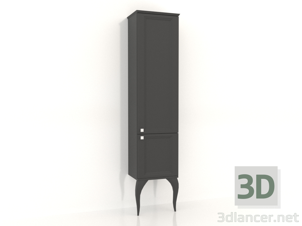 3d model Estuche con patas 40 cm (LAD0504BLK) - vista previa