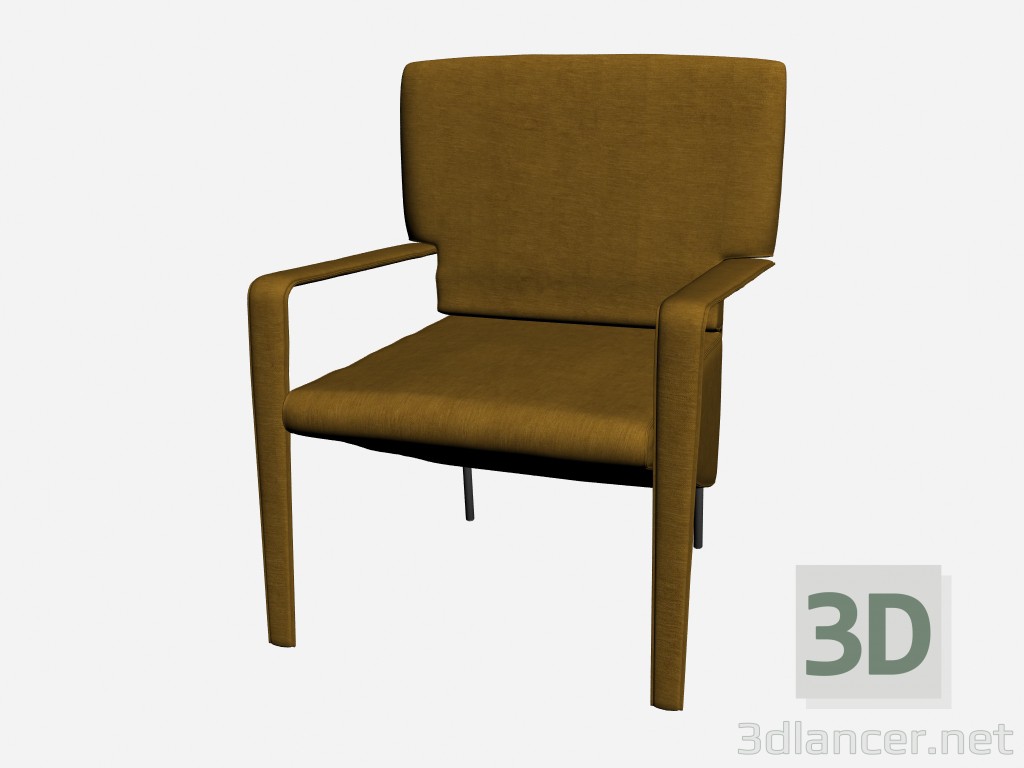 3d model La mente silla comedor 1 - vista previa