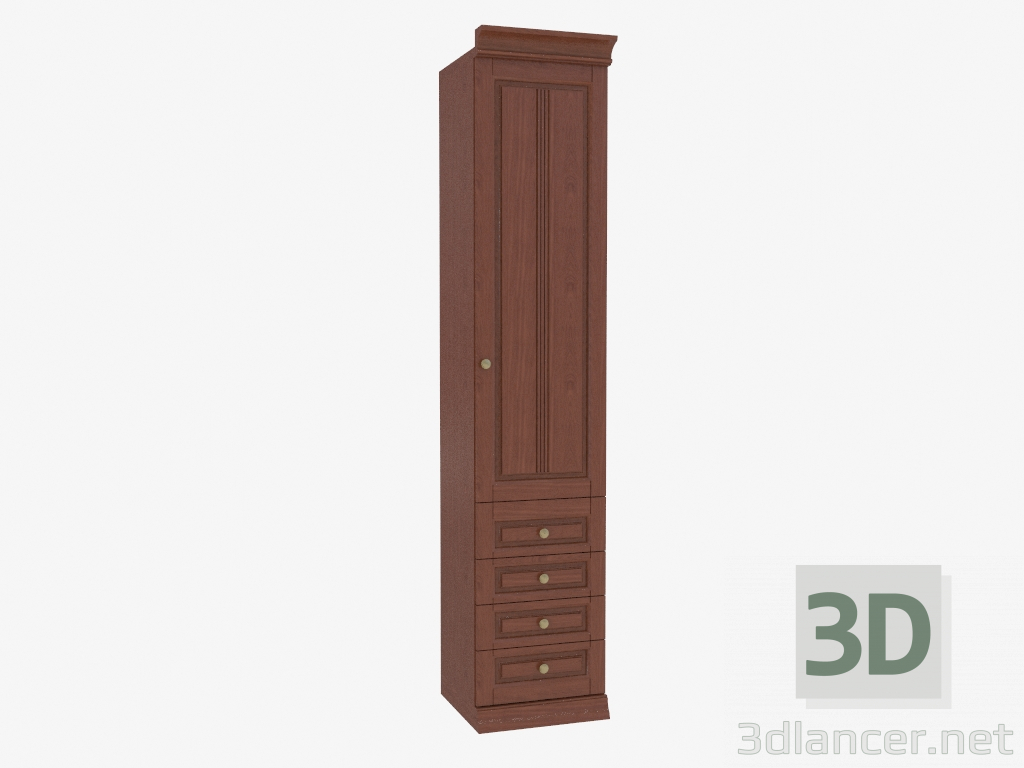 3d model La librería es estrecha (3841-23) - vista previa