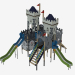 3d model Children's game Castle complex (5510) - preview