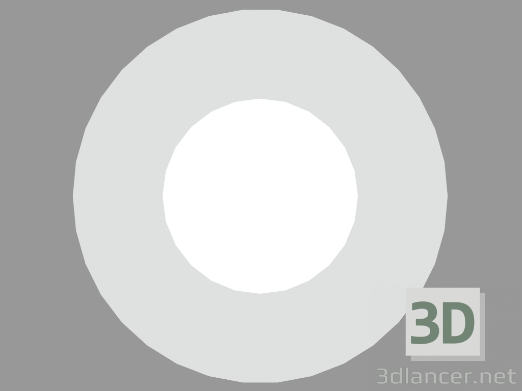 modello 3D Lampada da soffitto NANOLED DOWN LIGHT ROUND 45mm (S3260) - anteprima