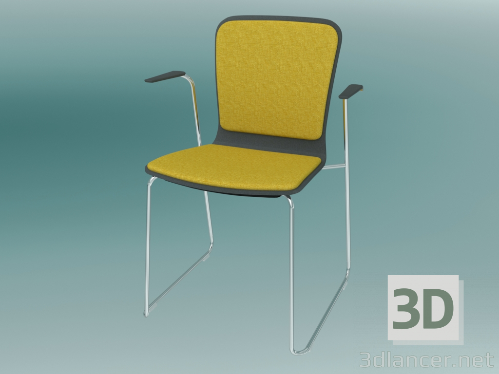 3d model Silla de visita (K33V3 2P) - vista previa