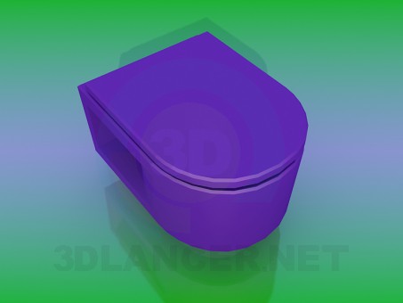 modèle 3D WC - preview