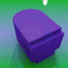 modèle 3D WC - preview