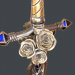 3d Fantasy sword 21 3d model model buy - render