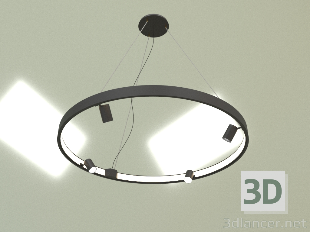 3d model Chandelier LOOP D740 4000K BK 12031 - preview