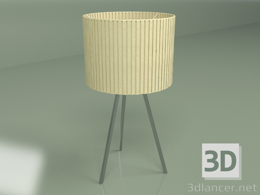 modello 3D Lampada da tavolo Axo Light Obi (giallo) - anteprima