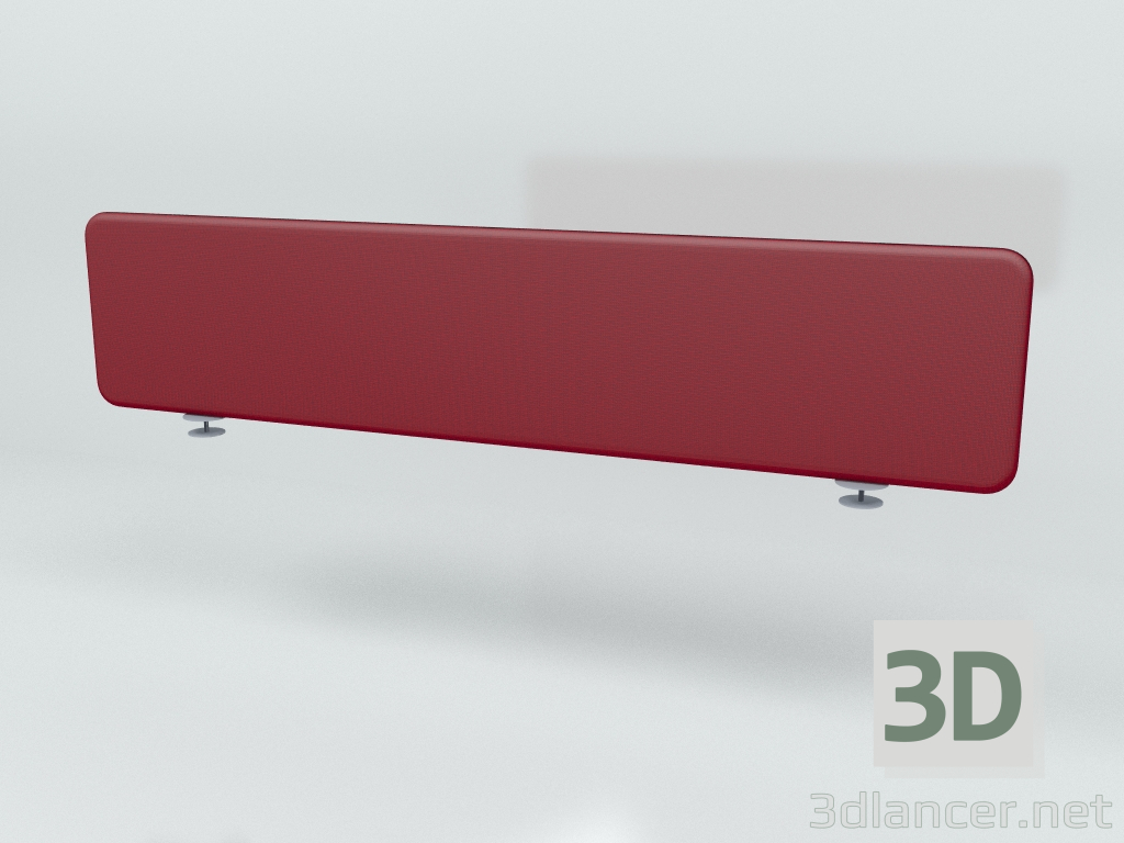 modello 3D Schermo acustico Desk Bench Sonic ZUS16 (1590x350) - anteprima