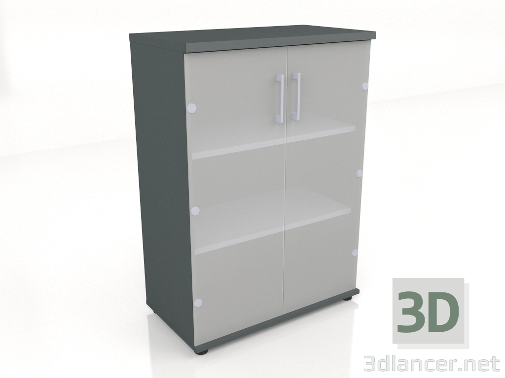 3D modeli Vitrin Standardı A3504TMW (801x432x1129) - önizleme