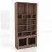 modello 3D Mobile libreria con ante 100x36x210 - anteprima