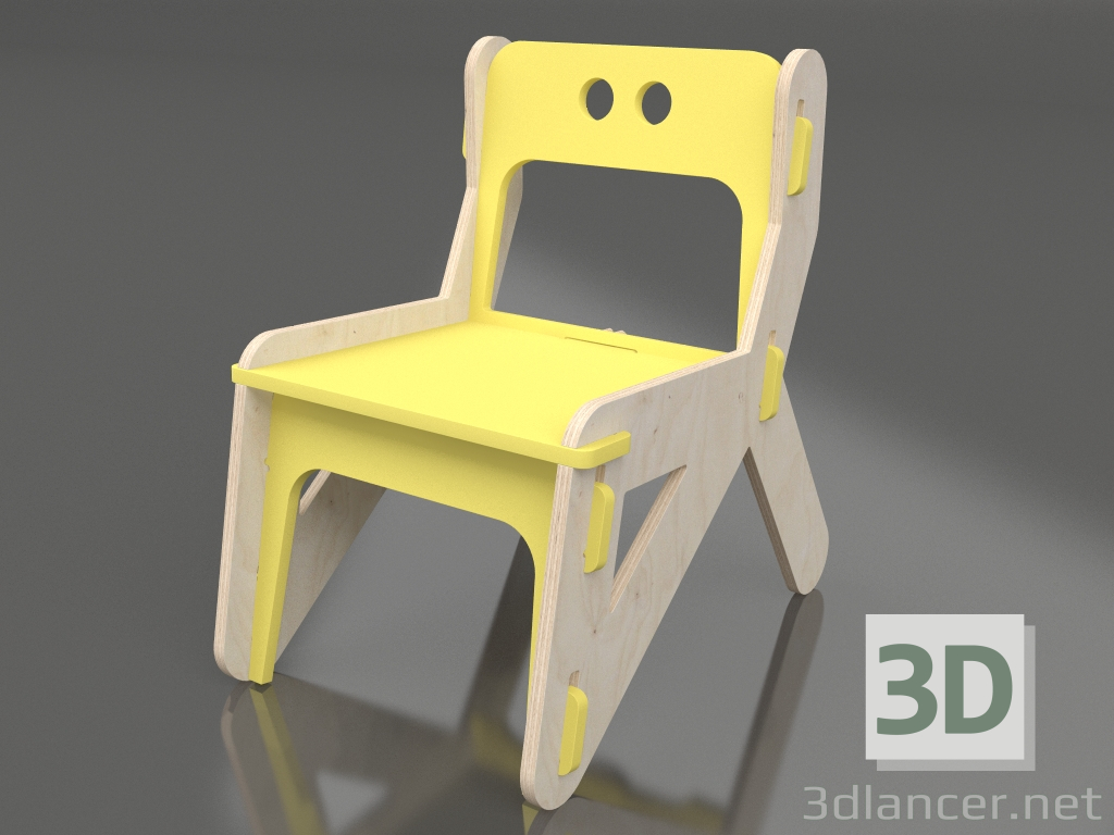 3D modeli Sandalye CLIC C (CYCCA1) - önizleme