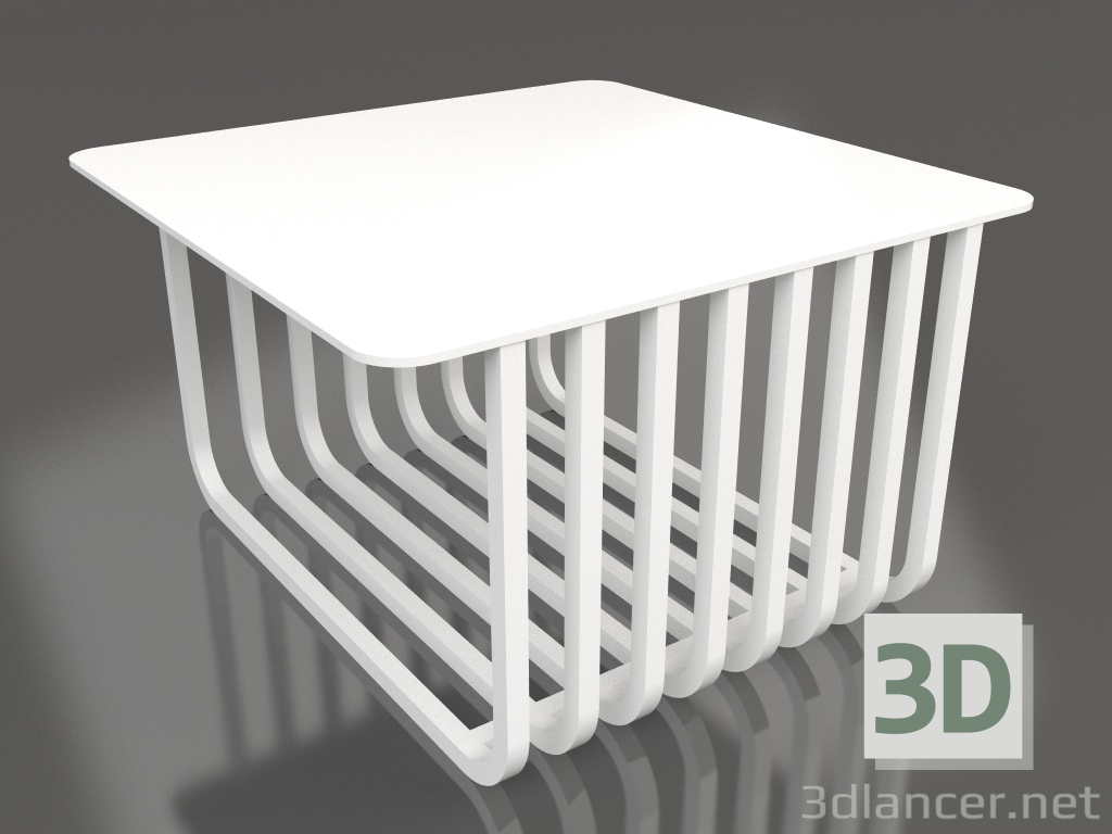 modello 3D Tavolino (Bianco) - anteprima