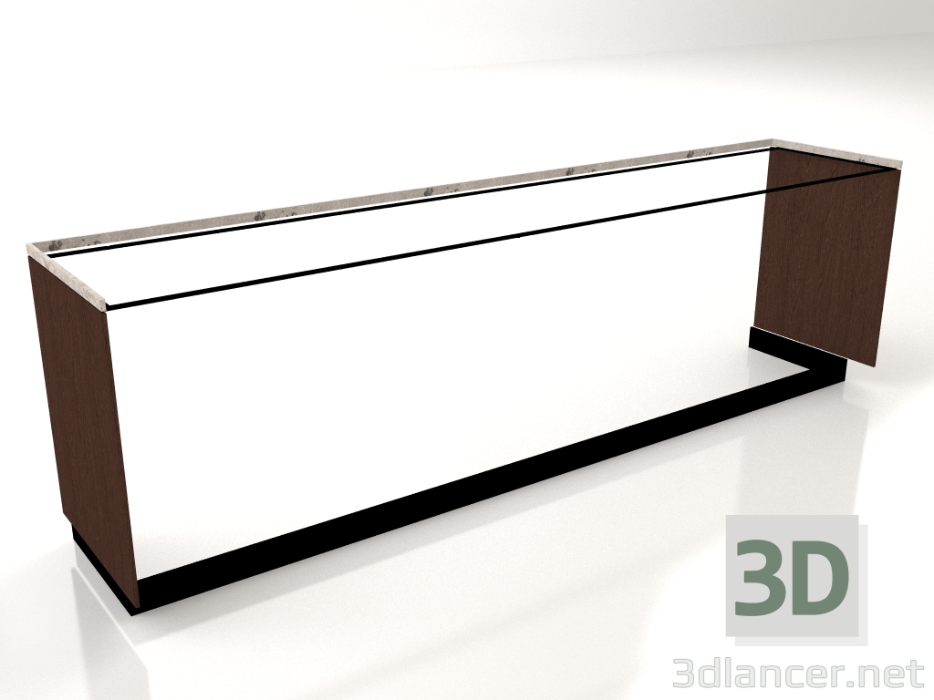 3d model Isla V2 (pared) en 60 marco 9 - vista previa