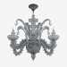 Modelo 3d vidro candelabro (S110188 6black) - preview