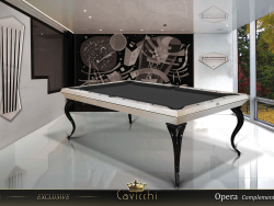 TABLE DE PISCINE EXCLUSIVE CAVICCHI OPERA BILLIARD 8pi