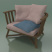 3d model Sillón semicircular (07, natural) - vista previa