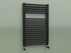 Heated towel rail NOVO (764x500, Black - RAL 9005)