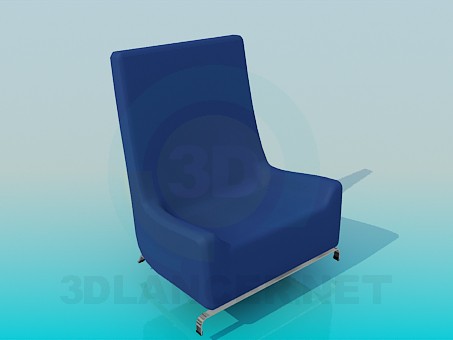 3d model Sillón bajo - vista previa