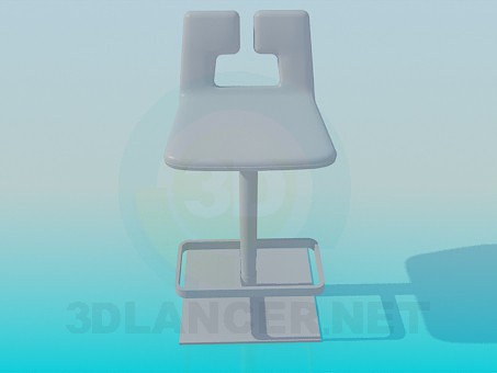 3d model Silla de la barra - vista previa