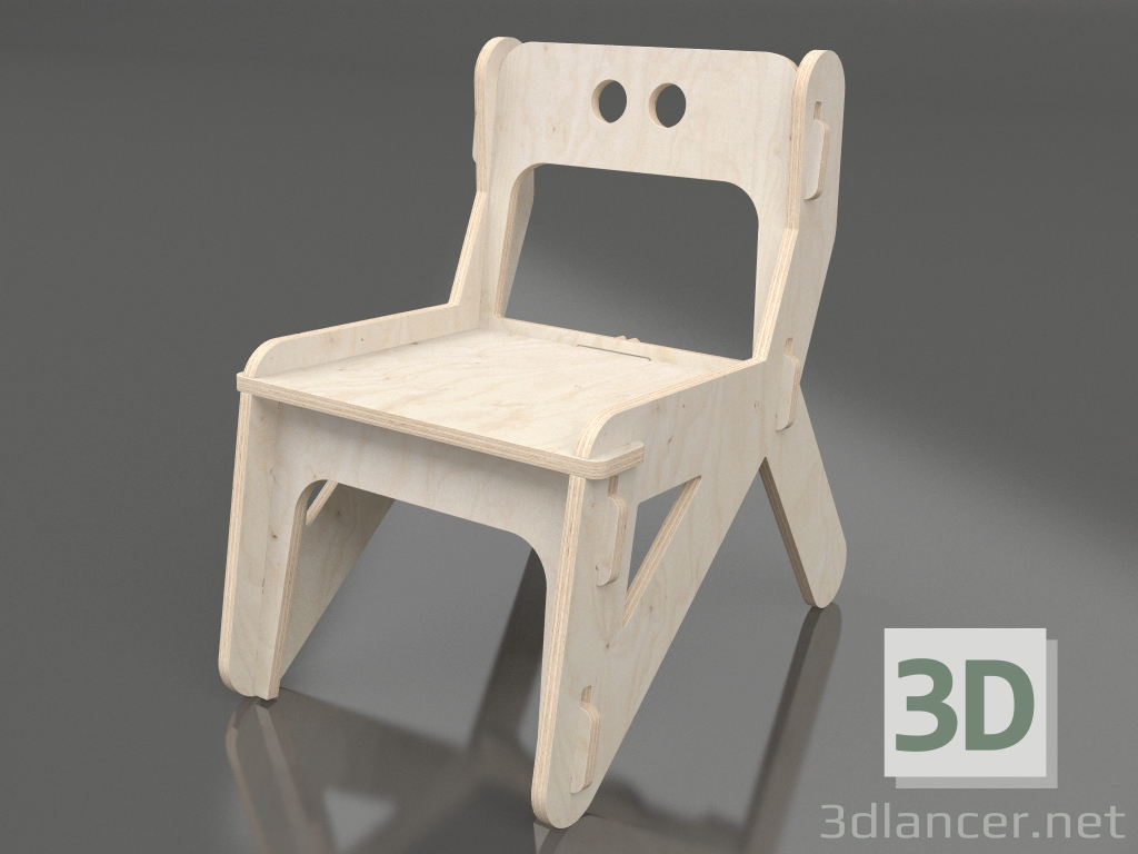 Modelo 3d Cadeira CLIC (CNCCA1) - preview