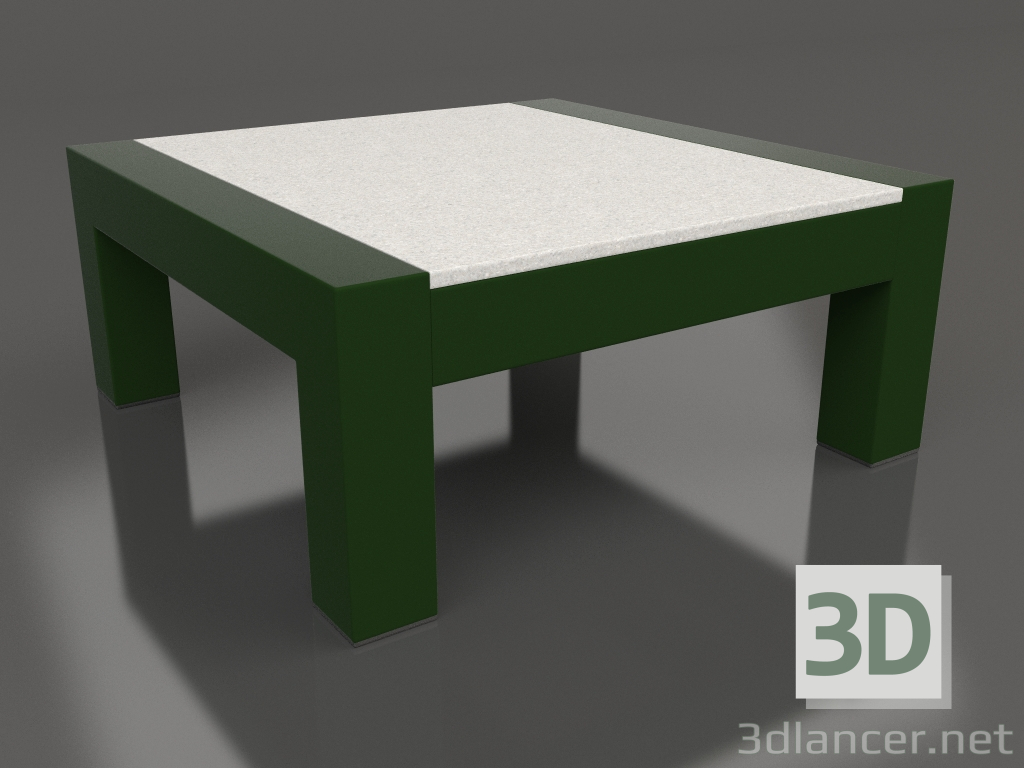 3d model Mesa auxiliar (Verde botella, DEKTON Sirocco) - vista previa