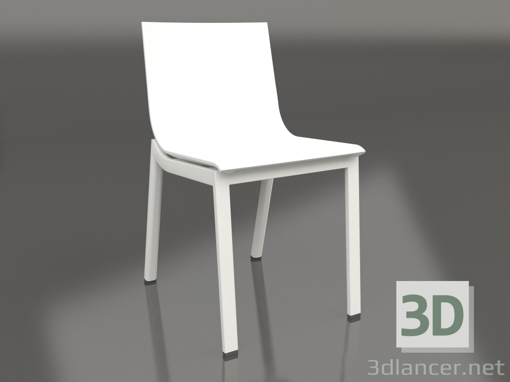 modello 3D Sedia da pranzo modello 4 (Grigio agata) - anteprima