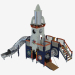 Modelo 3d Nave espacial de jogo infantil (5512) - preview