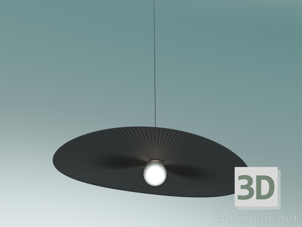 3d model Pendant lamp Plissè Vogue (Big, Anthracite) - preview