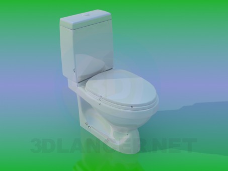 3d модель Унитаз – превью